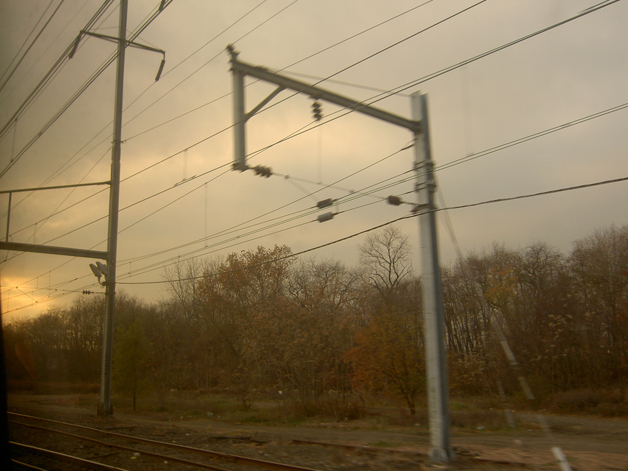 Near Delaware on the Train