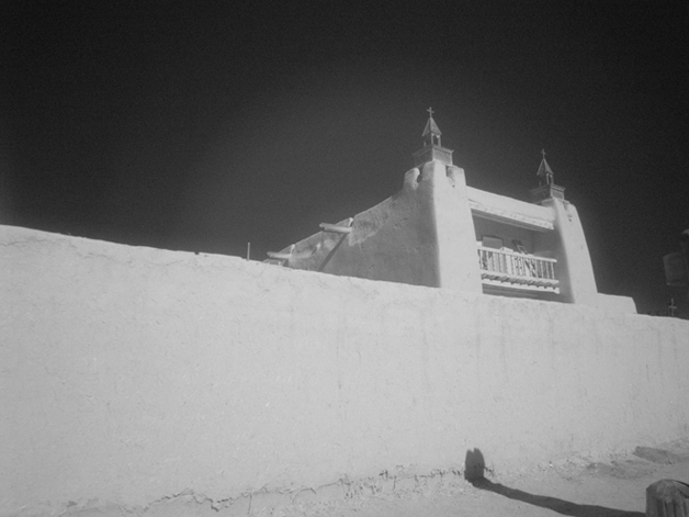 Historic Church, NM, Looks like Fellini would enjoy